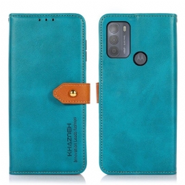 Lærdeksel Til Motorola Moto G50 Khazneh Bicolor Kunstskinn