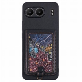 Deksel Oneplus Nord 4 Galaxy-kortholder Og Stativ Beskyttelse Deksel