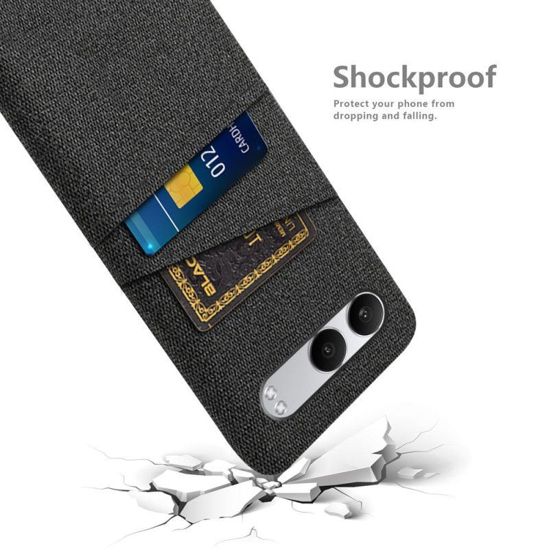 Deksel Oneplus Nord 4 Kortholder I Stoff
