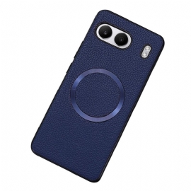 Deksel Oneplus Nord 4 Litchi-skinn Kompatibel Med Magsafe Beskyttelse Deksel