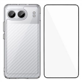 Deksel Oneplus Nord 4 Mobildeksel Gjennomsiktig Skjermbeskytter I Herdet Glass