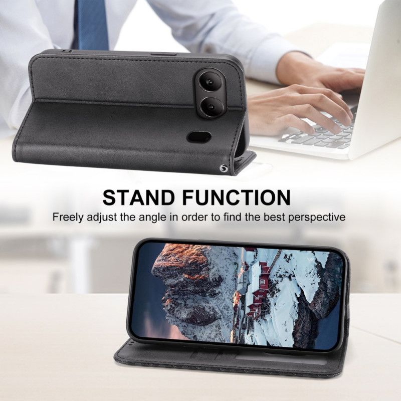 Folio Deksel Lær Oneplus Nord 4 Diamantfinish Med Stropp