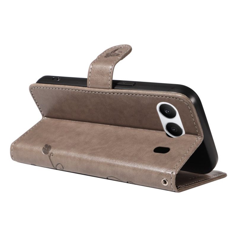 Folio Deksel Oneplus Nord 4 Blomstermønster