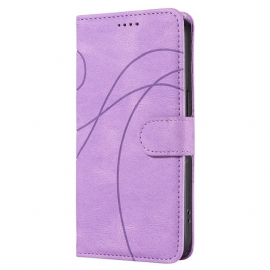 Folio Deksel Oneplus Nord 4 Bølget Linje