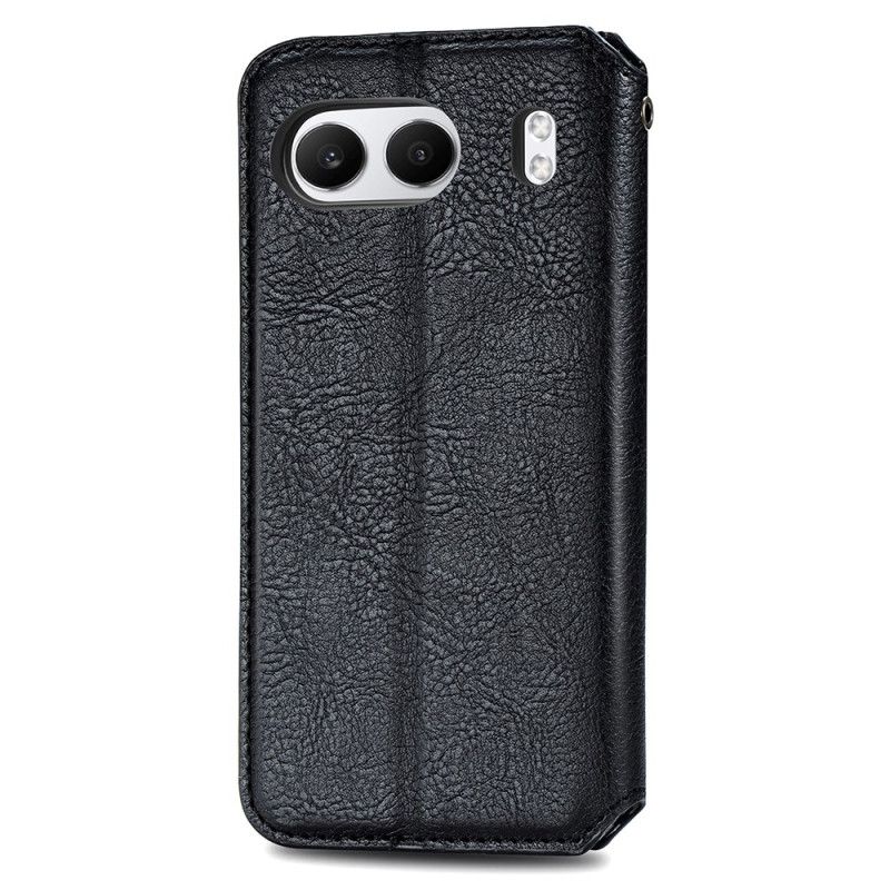 Folio Deksel Oneplus Nord 4 Kant Med Semsket Skinneffekt Beskyttelse Deksel