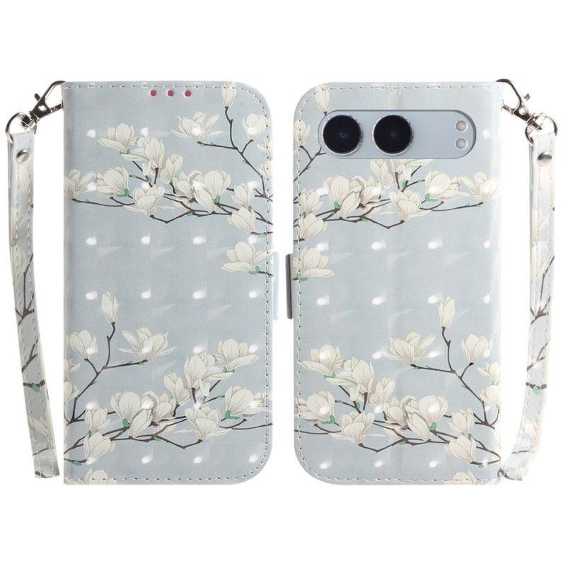 Folio Deksel Oneplus Nord 4 Snor For Magnoliaer