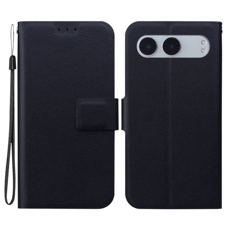 Folio Deksel Til Oneplus Nord 4 Ultratynn Med Stropp