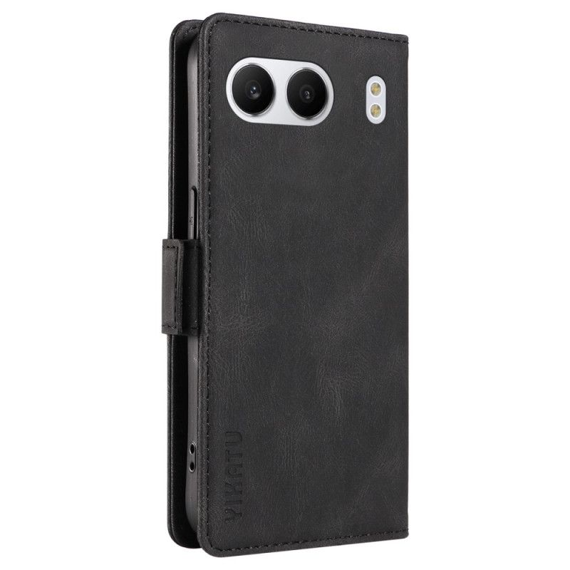 Folio Deksel Til Oneplus Nord 4 Yikatu Semsket Skinn-effekt