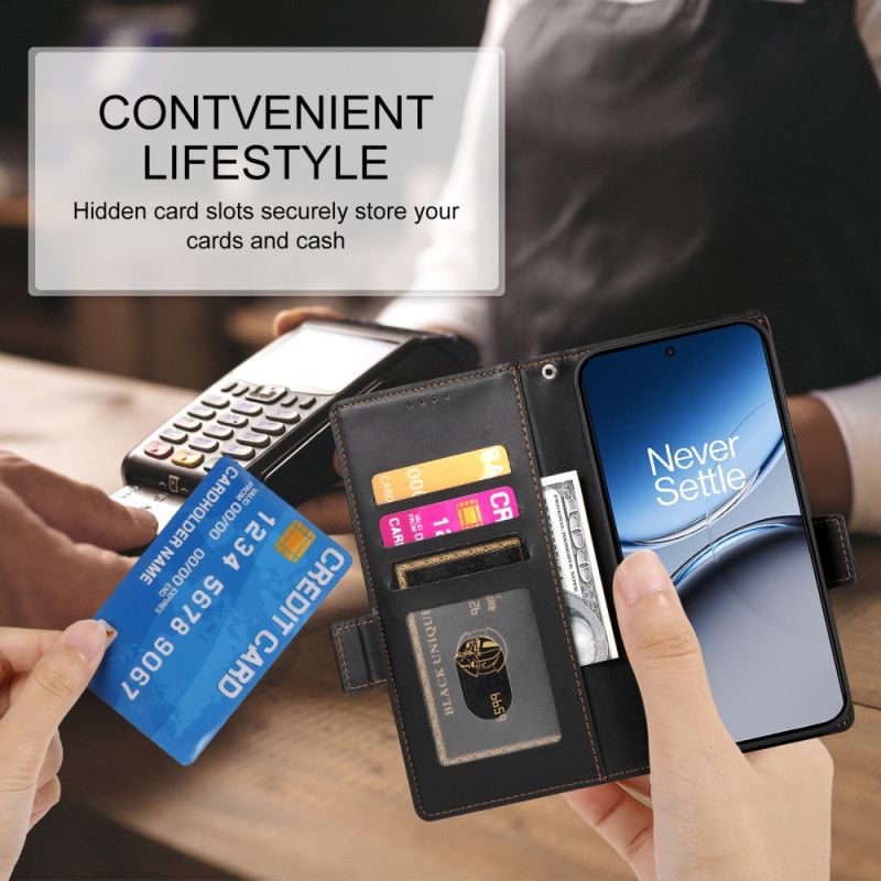 Lærdeksel Folio Deksel Oneplus Nord 4 Mobildeksel Multifunksjonell