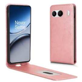 Lærdeksel Folio Deksel Oneplus Nord 4 Mobildeksel Vertikal Klaff I Kunstskinn