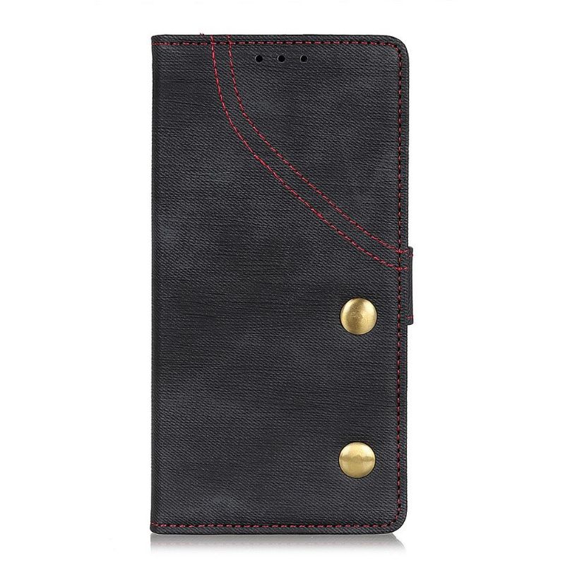 Case Til Sony Xperia 10 Plus Stofftrekk Med Sømmer