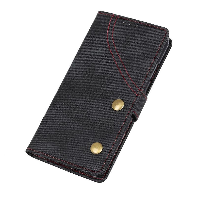 Case Til Sony Xperia 10 Plus Stofftrekk Med Sømmer