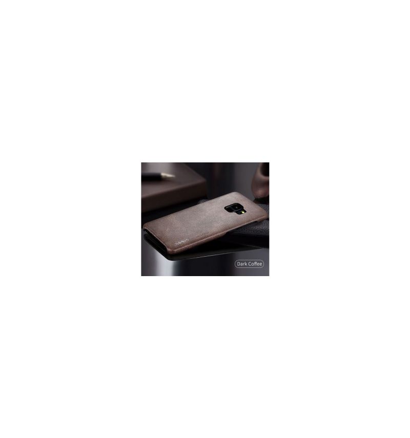 Deksel Til Samsung Galaxy S9 Vintage Series Leather - Brun