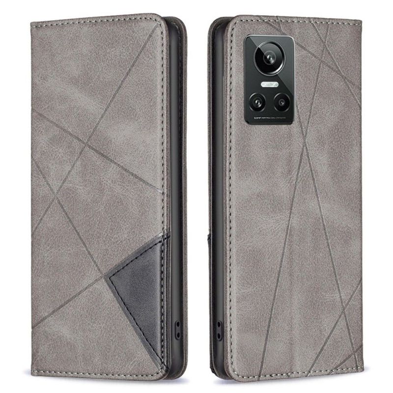 Folio Deksel Til Realme GT Neo 3 Célinia Style Skinnkortholder