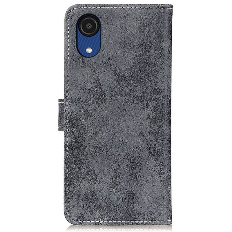 Folio Deksel Til Samsung Galaxy A03 Core Cyrius Faux Leather Vintage