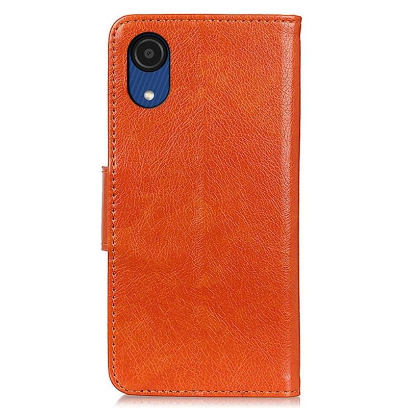 Folio Deksel Til Samsung Galaxy A03 Core Eldret Skinnstil
