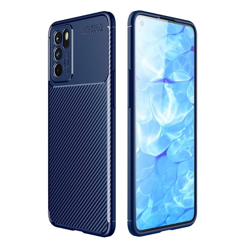 Deksel Til Oppo Reno 6 5G Karbonfiberstil