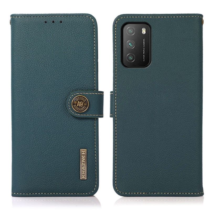 Lærdeksel Til Poco M3 Khazneh Classic Leather