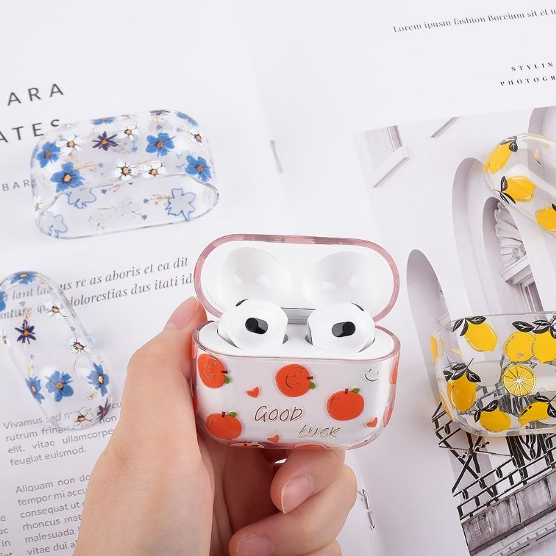 3 Strawberry Airpods-Deksel