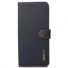 Folio Deksel Til Xiaomi Redmi Note 12 Pro Plus Khazneh Rfid Ekte Skinn