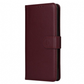 Folio Deksel Realme 14t 5g Ensfarget Stropp