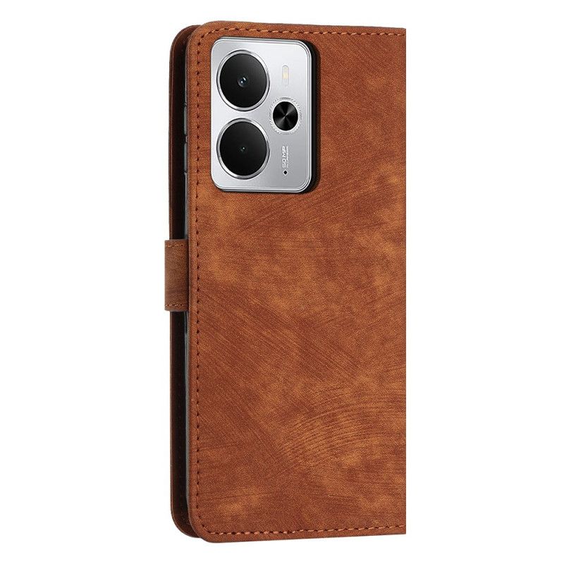 Folio Deksel Realme 14t 5g Linjer Beskyttelse Deksel