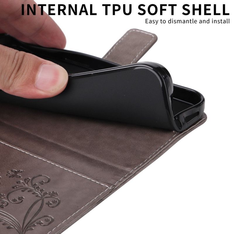 Folio Deksel Til Realme 14t 5g Kjempestore Sommerfugler