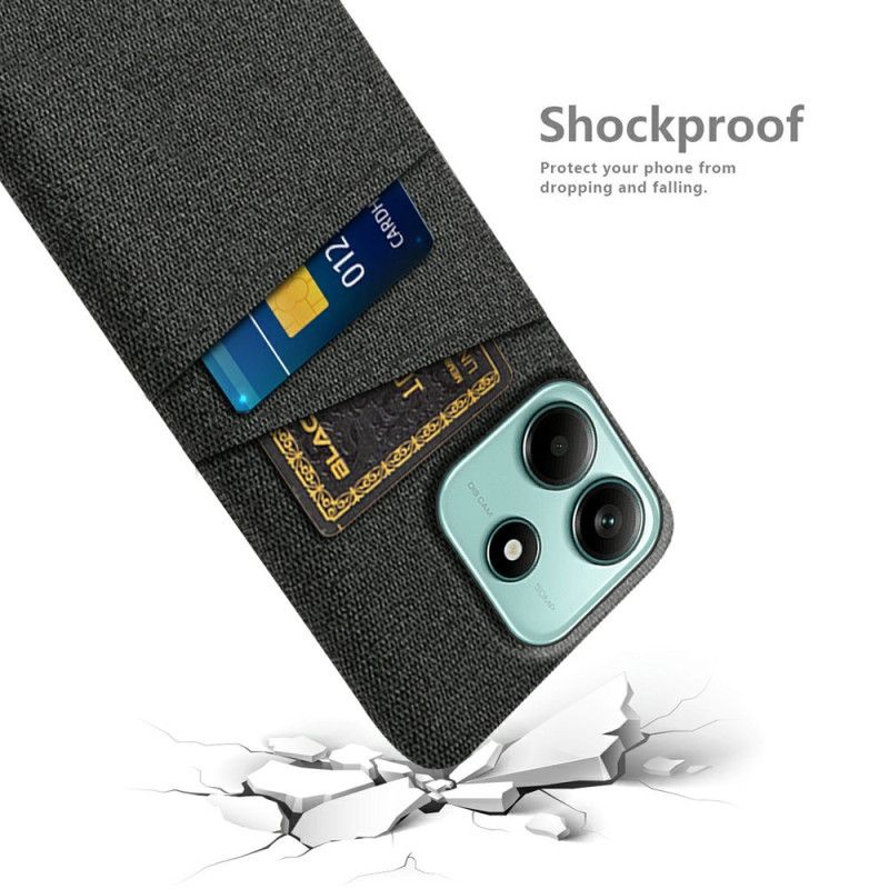 Deksel Til Xiaomi Redmi Note 14 5g Kortholder I Stoff