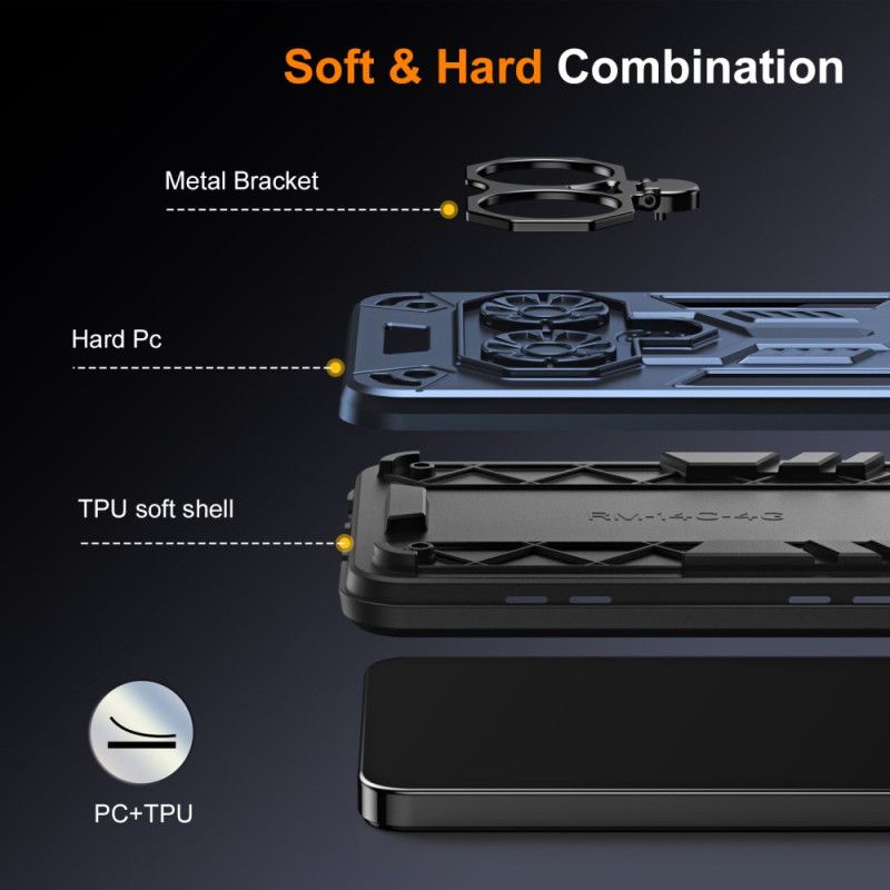 Deksel Til Xiaomi Redmi Note 14 5g Ringholdereffekt Metall