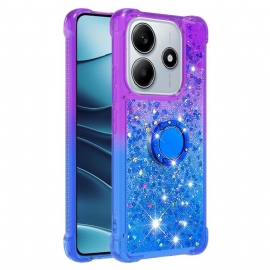 Deksel Xiaomi Redmi Note 14 5g Mobildeksel Gradient Glitter Med Holder