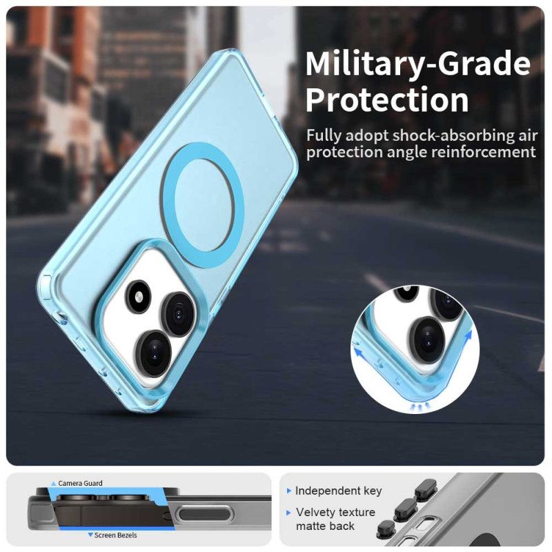 Deksel Xiaomi Redmi Note 14 5g Mobildeksel Magsafe-kompatibel Frostet