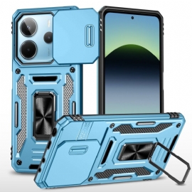 Deksel Xiaomi Redmi Note 14 5g Mobildeksel Ultraslitesterk Med Stativ Og Linsebeskytter