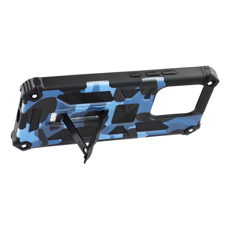 Deksel Xiaomi Redmi Note 14 5g Robust Med Integrert Stativ Kamuflasje