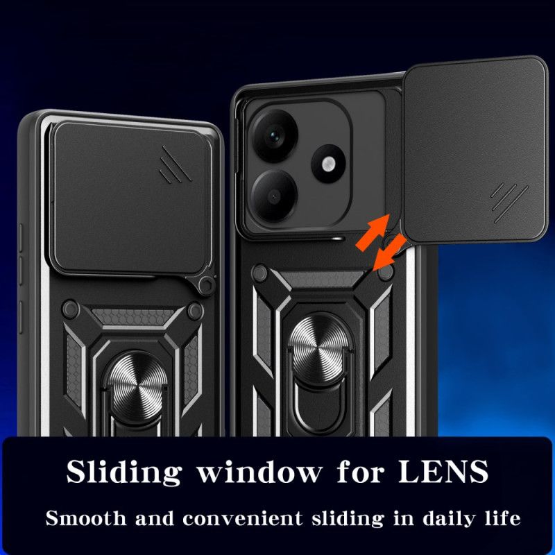 Deksel Xiaomi Redmi Note 14 5g Skyvbart Kameradeksel Og Stativ Beskyttelse Deksel