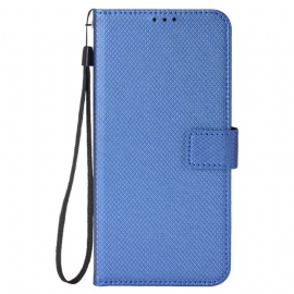 Folio Deksel Til Xiaomi Redmi Note 14 5g Teksturert Diamant