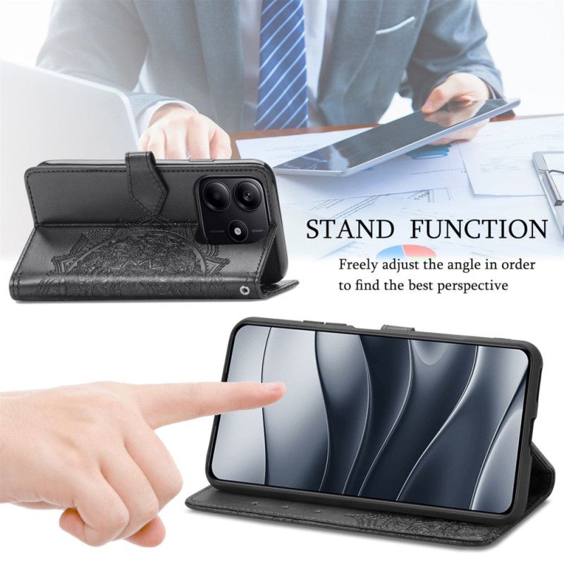 Folio Deksel Xiaomi Redmi Note 14 5g Barokk Mandala Beskyttelse Deksel