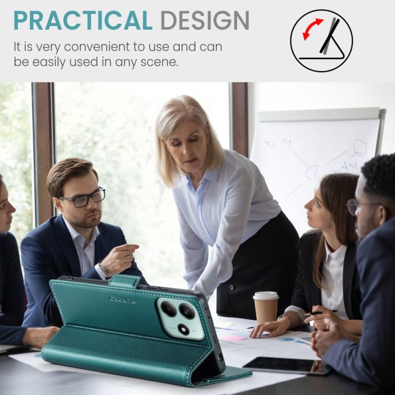 Folio Deksel Xiaomi Redmi Note 14 5g Caseme Beskyttelse Deksel