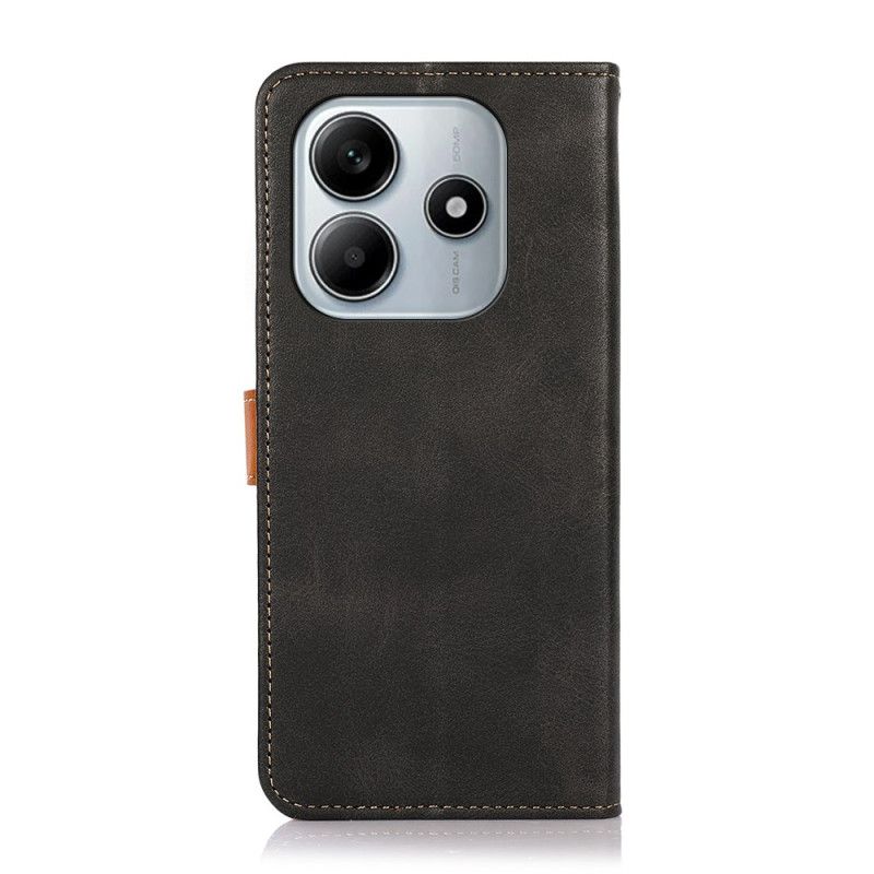 Folio Deksel Xiaomi Redmi Note 14 5g Gulllås Khazneh