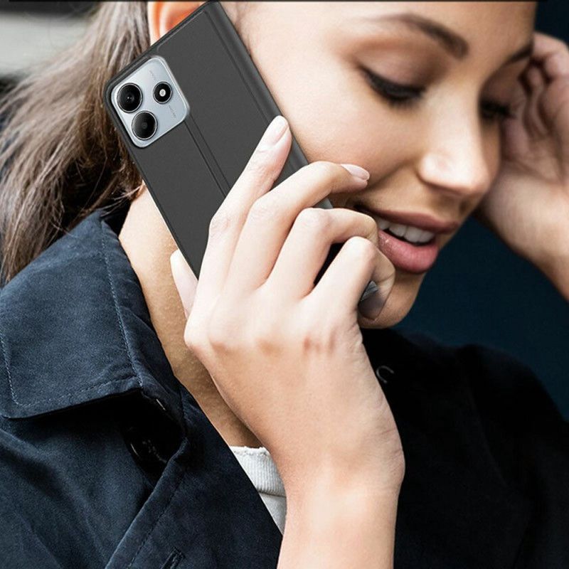 Folio Deksel Xiaomi Redmi Note 14 5g Kortholder Og Stativ