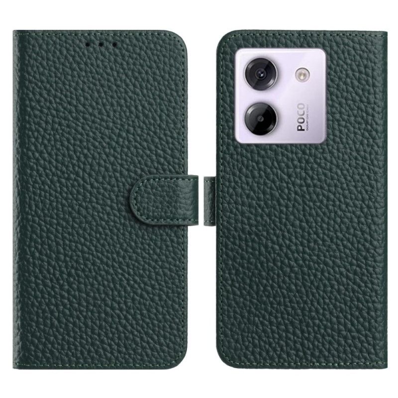 Folio Deksel Xiaomi Redmi Note 14 5g Litchi-skinn Beskyttelse Deksel