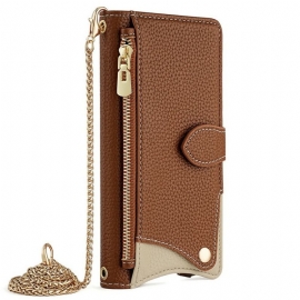 Folio Deksel Xiaomi Redmi Note 14 5g Med Stativ Og Håndleddsstropp Beskyttelse Deksel