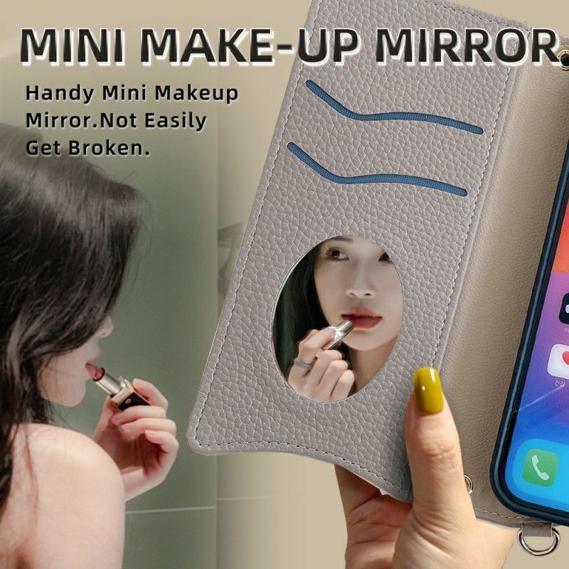 Folio Deksel Xiaomi Redmi Note 14 5g Med Stativ Og Håndleddsstropp Beskyttelse Deksel