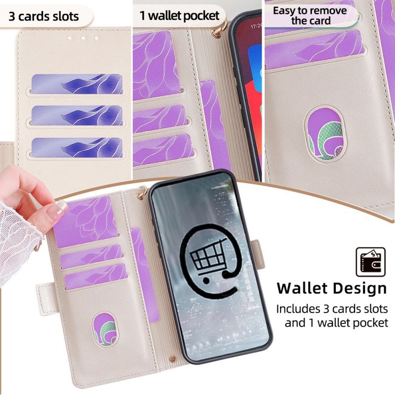 Folio Deksel Xiaomi Redmi Note 14 5g Rfid-blokkeringsteknologi Gullspenne