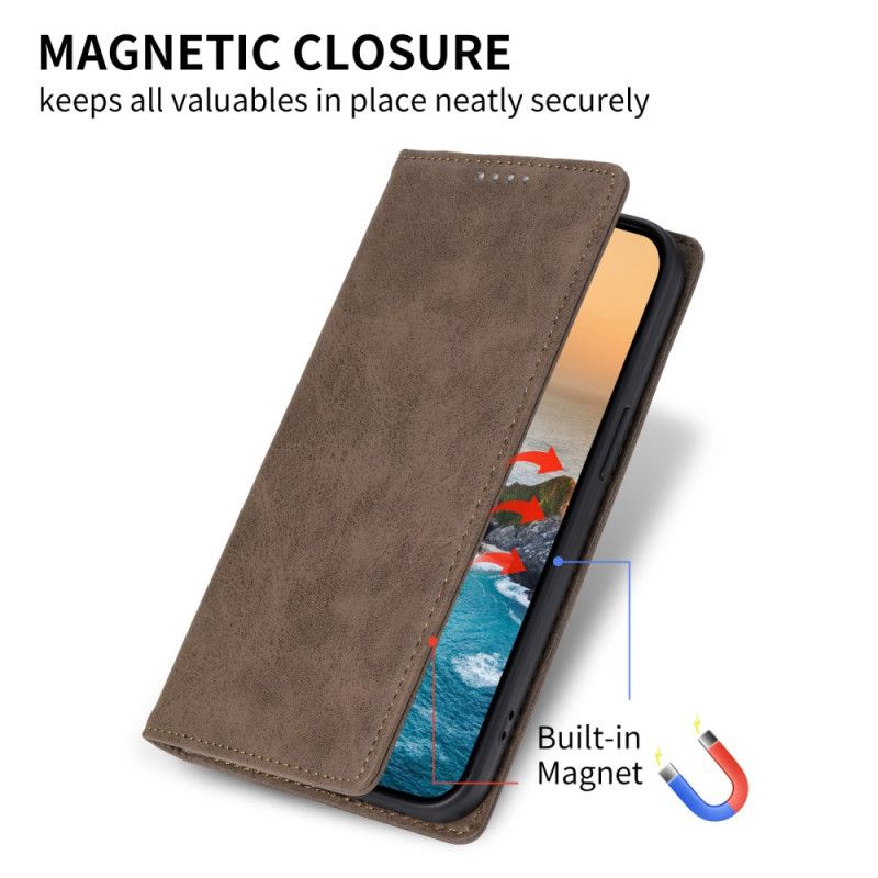 Folio Deksel Xiaomi Redmi Note 14 5g Rfid-lommebok Beskyttelse Deksel
