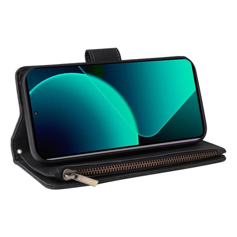 Lærdeksel Folio Deksel Xiaomi Redmi Note 14 5g Lommebok I Skinnimitasjon