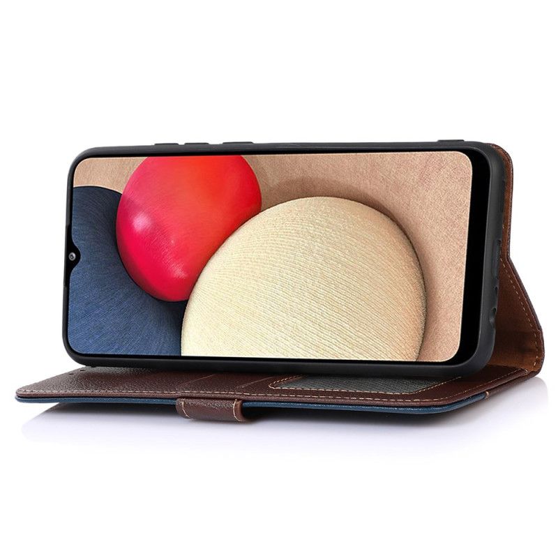 Lærdeksel Folio Deksel Xiaomi Redmi Note 14 5g Mobildeksel Tofarget Rfid-lommebok Khazneh