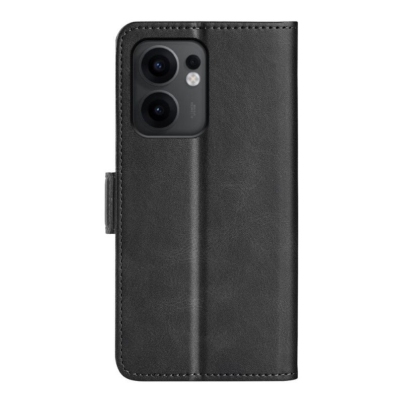 Folio Deksel Til Oppo Reno 13f 4g / 5g / 13 Fs 5g Dobbel Lås