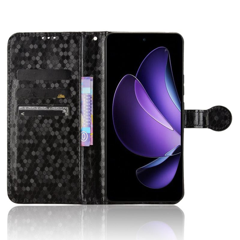 Lærdeksel Folio Deksel Oppo Reno 13f 4g / 5g / 13 Fs 5g Glanset