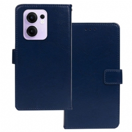 Lærdeksel Folio Deksel Oppo Reno 13f 4g / 5g / 13 Fs 5g Mobildeksel Idewei