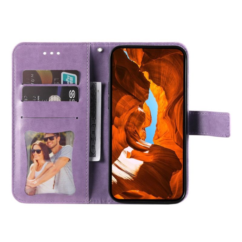 Lærdeksel Folio Deksel Oppo Reno 13f 4g / 5g / 13 Fs 5g Mobildeksel Mandala-trykk